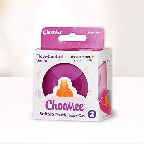 ChooMee SoftSip Pouch Toppers with Carry Case