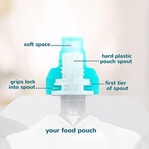 ChooMee SoftSip Pouch Toppers with Carry Case